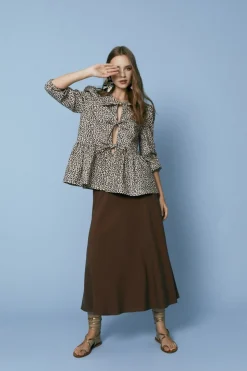 BLUSA CLOVERLEOPARDO