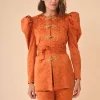 CHAQUETA ALMENDRATERRACOTA