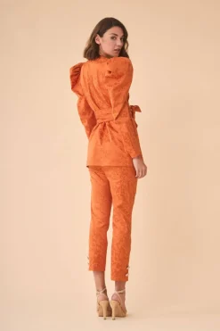 CHAQUETA ALMENDRATERRACOTA