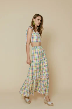 FALDA CHECKMULTICOLOR