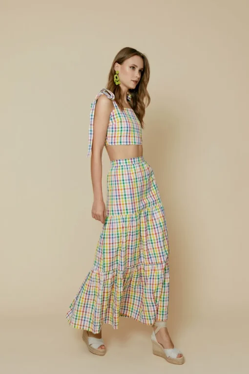 FALDA CHECKMULTICOLOR