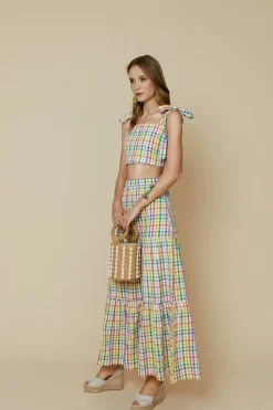 FALDA CHECKMULTICOLOR