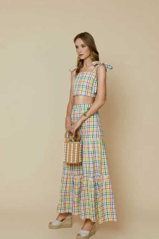 FALDA CHECKMULTICOLOR