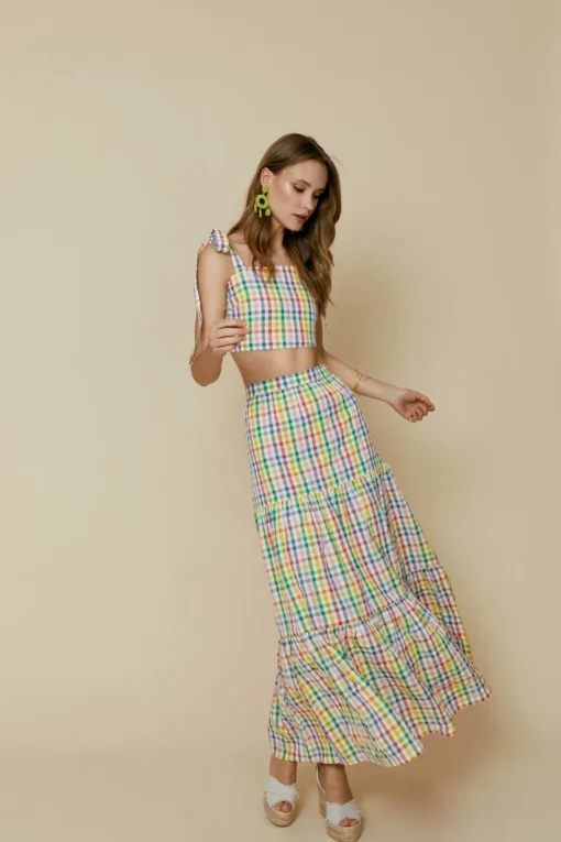 FALDA CHECKMULTICOLOR
