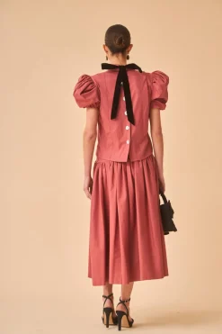 FALDA FLORITATERRACOTA