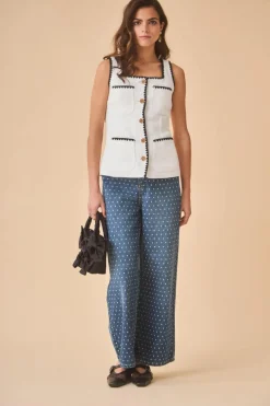 PANTALON ELSA DENIM NEGRO