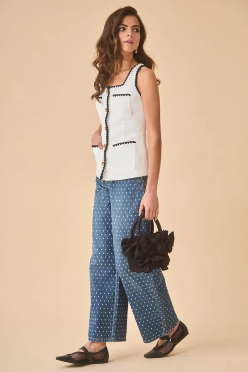 PANTALON ELSA DENIM NEGRO