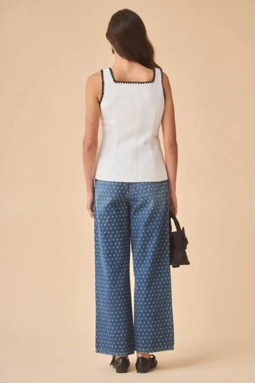 PANTALON ELSA DENIM NEGRO