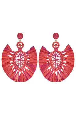 PENDIENTES ANDALUSÍROJO