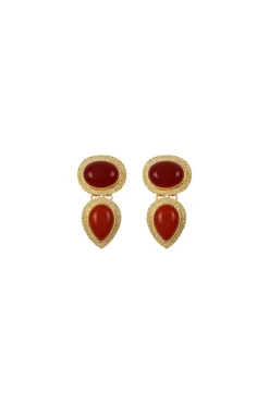 PENDIENTES LAGRIMAROJO