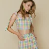 TOP CHECKMULTICOLOR