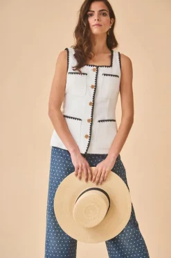 TOP FIESTA FILBERTA BLANCO
