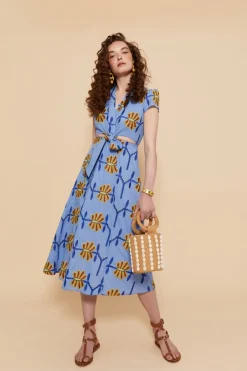 VESTIDO ALBAAZUL FLORES