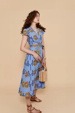 VESTIDO ALBAAZUL FLORES