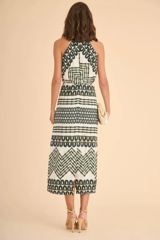 VESTIDO ARIADNAESTAMPADO VERDE