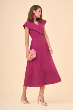 VESTIDO ATHENEABERENJENA