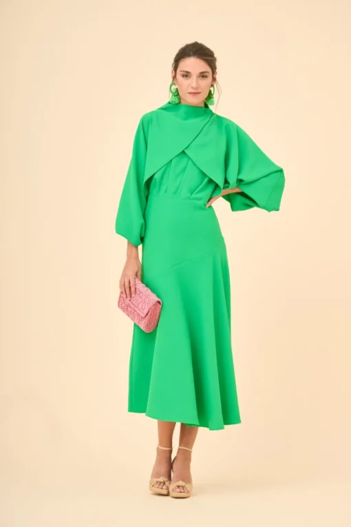 VESTIDO BONNYESTAMPADO VERDE