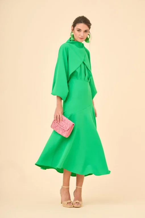 VESTIDO BONNYESTAMPADO VERDE
