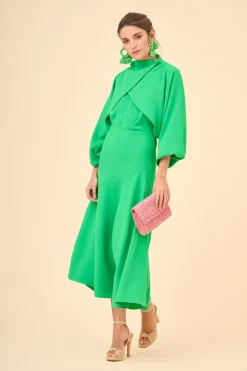 VESTIDO BONNYESTAMPADO VERDE