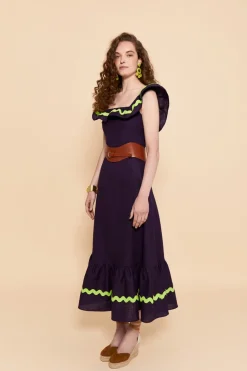 VESTIDO CARLOTTASMORADO