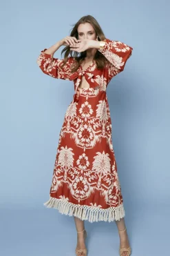 VESTIDO CASIANOTERRACOTA
