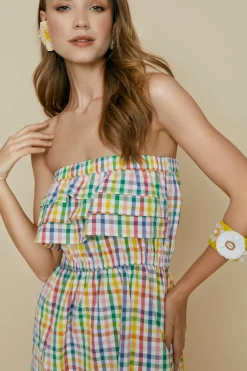 VESTIDO CHECKMULTICOLOR