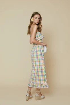 VESTIDO CHECKMULTICOLOR