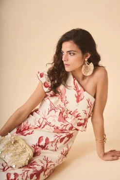 VESTIDO Corailestampado