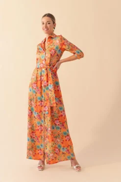VESTIDO FARFALLENARANJA
