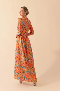 VESTIDO FARFALLENARANJA