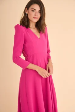 VESTIDO FIOREMBFUCSIA
