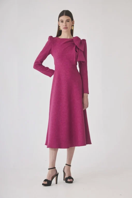 VESTIDO GABRIELESFUCSIA