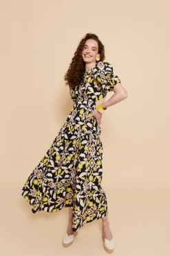 VESTIDO GABRINEGRO/SALMON