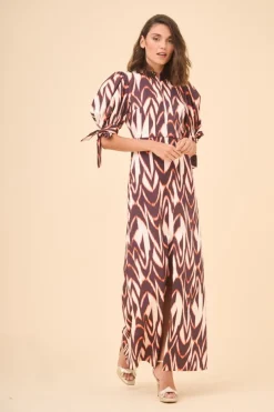 VESTIDO HERVASNARANJA/BEIGE