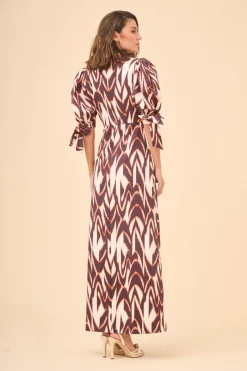 VESTIDO HERVASNARANJA/BEIGE