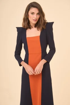 VESTIDO LUCAMARINO/TEJA