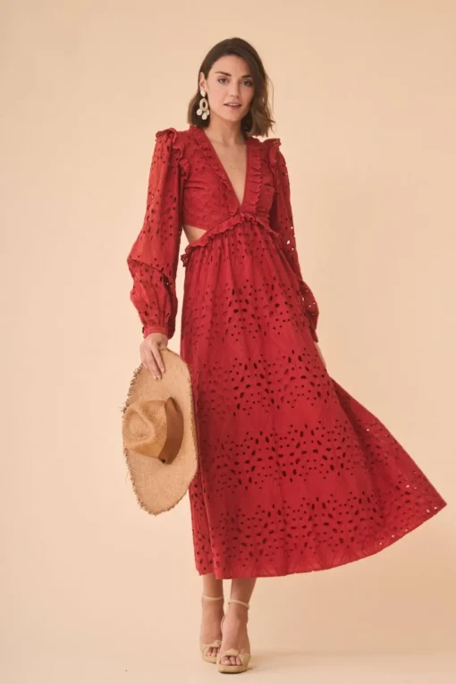 VESTIDO LUCILAROJO