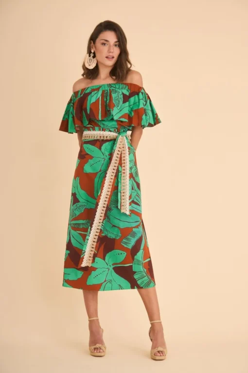 VESTIDO MARAEST. VERDE