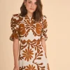 VESTIDO PALOMAEST. MARRON