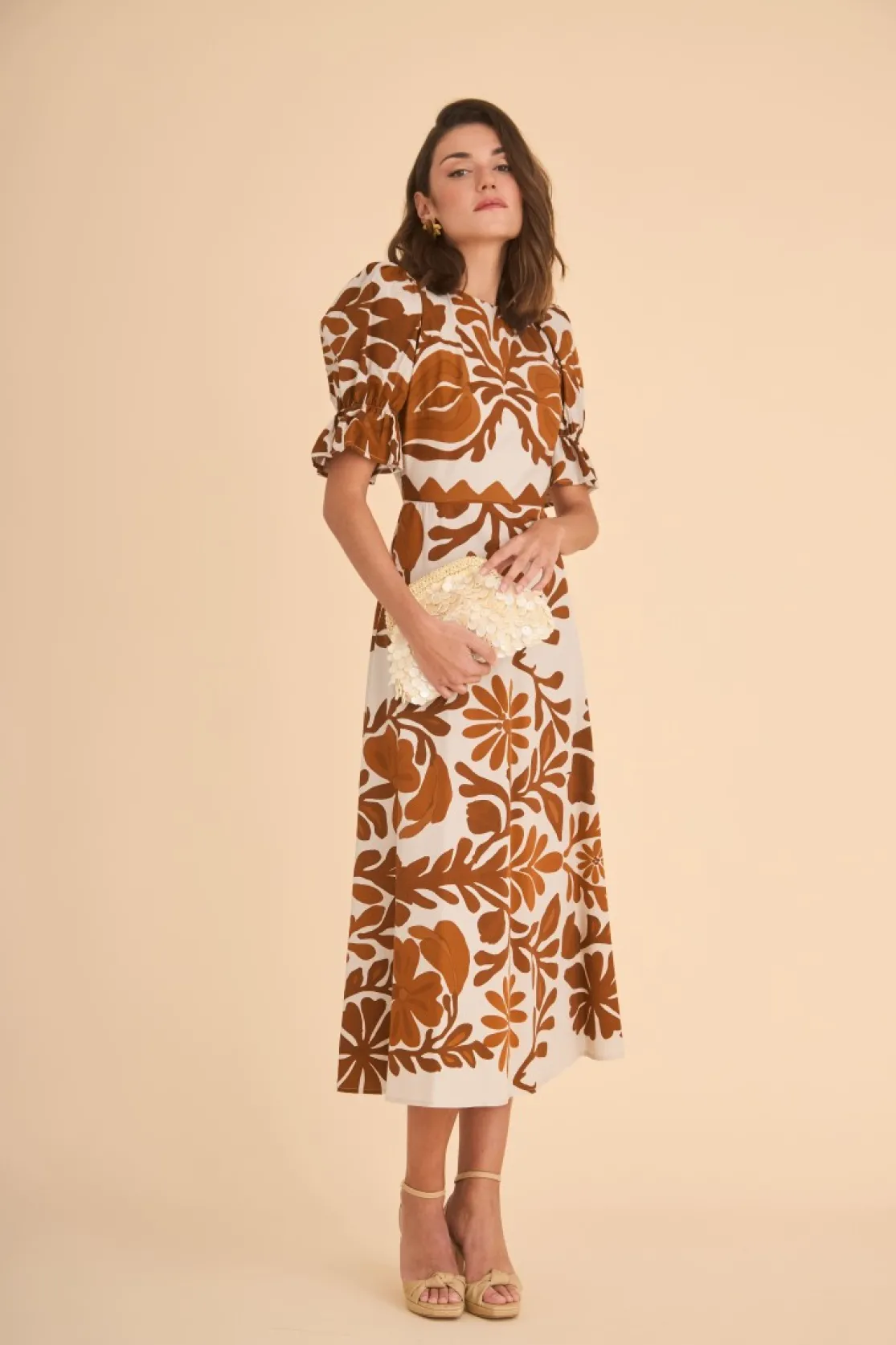 VESTIDO PALOMAEST. MARRON