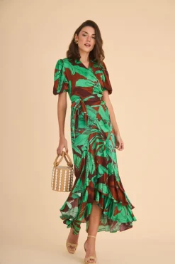 VESTIDO PLACISFLORES MULTI