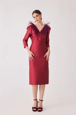 VESTIDO ROCIOMBBURDEOS