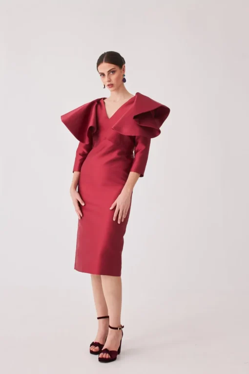 VESTIDO ROCIOMBBURDEOS