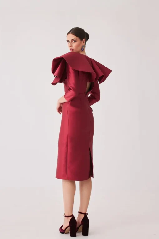 VESTIDO ROCIOMBBURDEOS