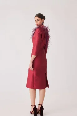 VESTIDO ROCIOMBBURDEOS