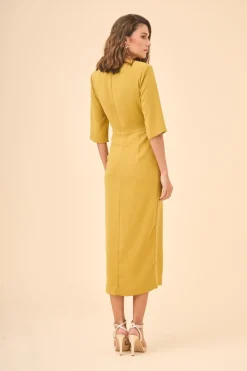 VESTIDO RUBBENMOSTAZA