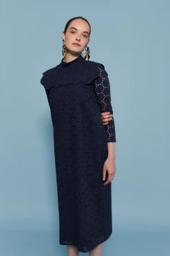 VESTIDO TROQUELMARINO
