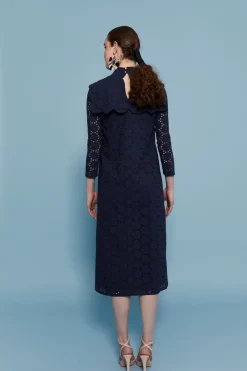 VESTIDO TROQUELMARINO
