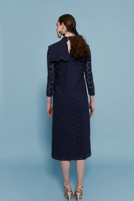 VESTIDO TROQUELMARINO